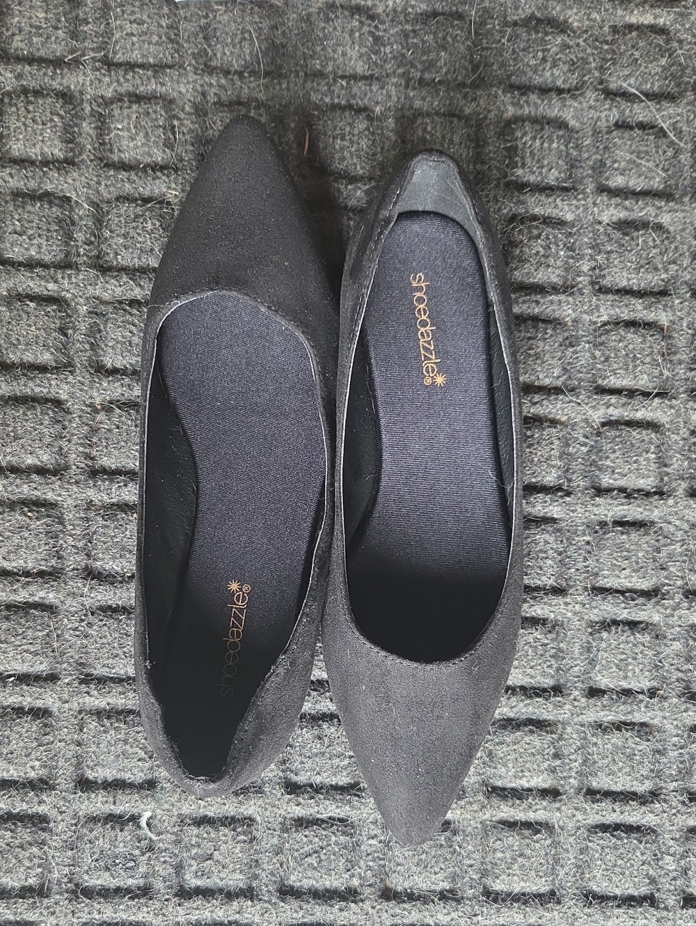 New Shoe Dazzle Krissy Pointed Ballet Flat Slip On Size 7.5 New